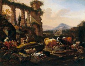Scène pastorale - Ross Johann